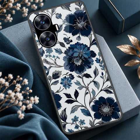 Realme C55 Cover - ONation Botanical Bloom Series - HQ Premium Shine Durable Shatterproof Case
