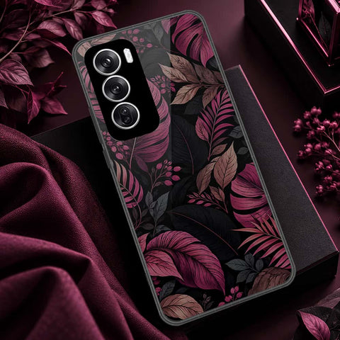 Oppo Reno 12 Cover - ONation Botanical Bloom Series - HQ Premium Shine Durable Shatterproof Case