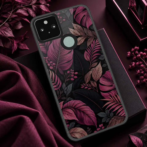Google Pixel 5 Cover - ONation Botanical Bloom Series - HQ Premium Shine Durable Shatterproof Case