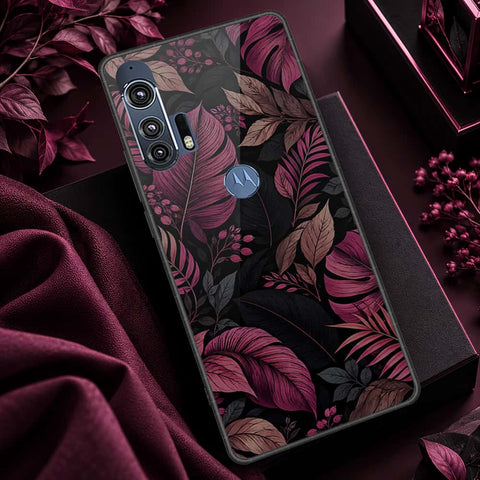 Motorola Edge Plus 2020 Cover - ONation Botanical Bloom Series - HQ Premium Shine Durable Shatterproof Case
