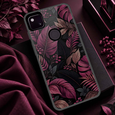 Google Pixel 4a 4G Cover - ONation Botanical Bloom Series - HQ Premium Shine Durable Shatterproof Case