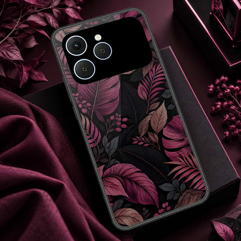 Tecno Spark 40 Cover - ONation Botanical Bloom Series - HQ Premium Shine Durable Shatterproof Case