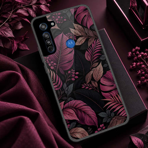 Motorola Moto G8 Cover - ONation Botanical Bloom Series - HQ Premium Shine Durable Shatterproof Case