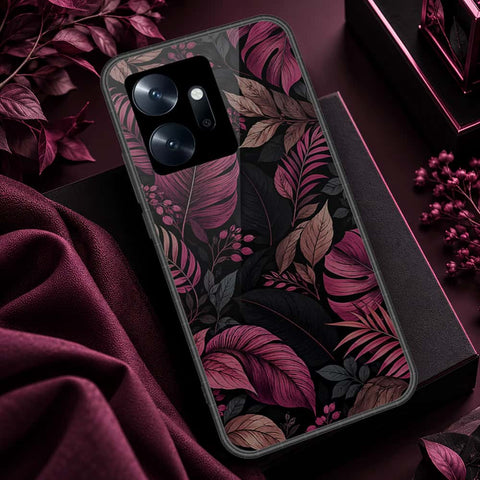 Infinix Zero 20 Cover - ONation Botanical Bloom Series - HQ Premium Shine Durable Shatterproof Case