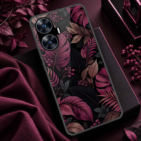 Realme C55 Cover - ONation Botanical Bloom Series - HQ Premium Shine Durable Shatterproof Case