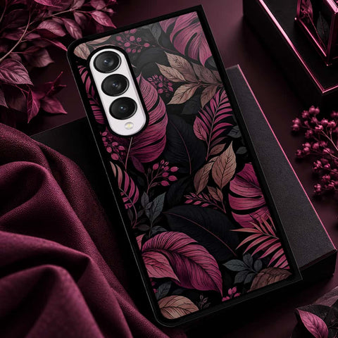Samsung Galaxy Z Fold 4 5G Cover - ONation Botanical Bloom Series - HQ Premium Shine Durable Shatterproof Case