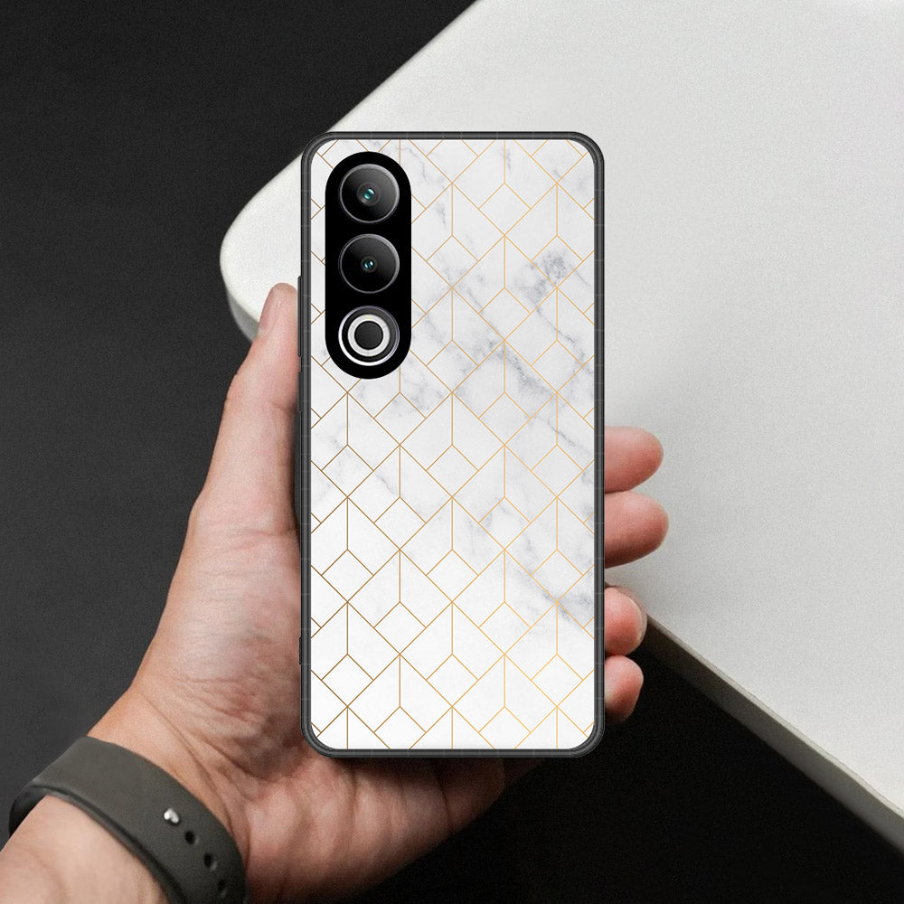 OnePlus Ace 3V Cover - White Marble Series 2 - HQ Premium Shine Durable Shatterproof Case
