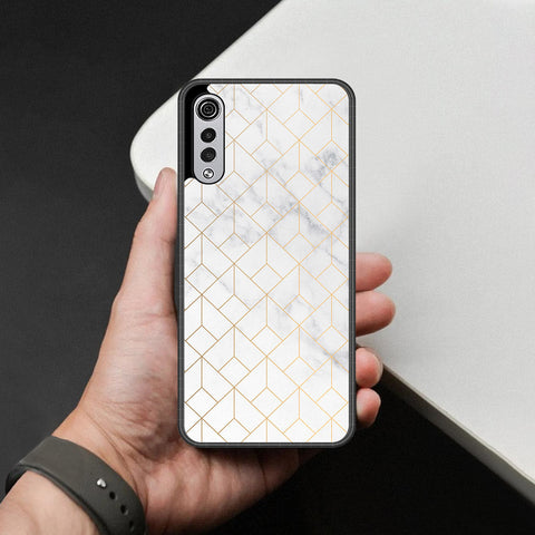 LG Velvet Cover - White Marble Series 2 - HQ Premium Shine Durable Shatterproof Case