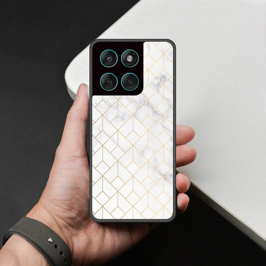 Motorola Edge 60 Pro Cover - White Marble Series 2 - HQ Premium Shine Durable Shatterproof Case