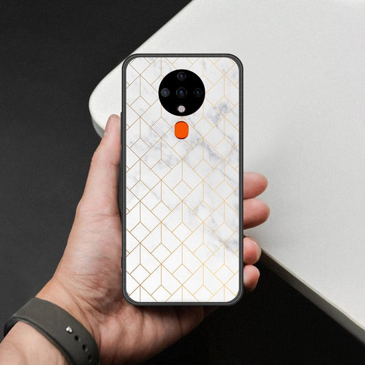 Tecno Spark Go 2020 Cover - White Marble Series 2 - HQ Premium Shine Durable Shatterproof Case