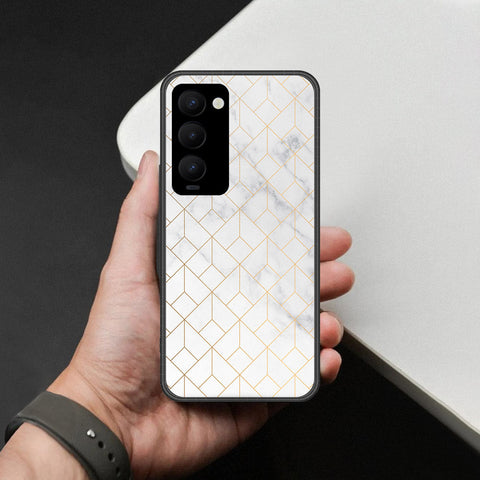 Tecno Camon 18 Premier Cover - White Marble Series 2 - HQ Premium Shine Durable Shatterproof Case
