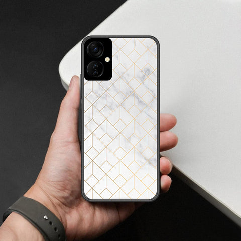 Tecno Spark 9T Cover - White Marble Series 2 - HQ Premium Shine Durable Shatterproof Case