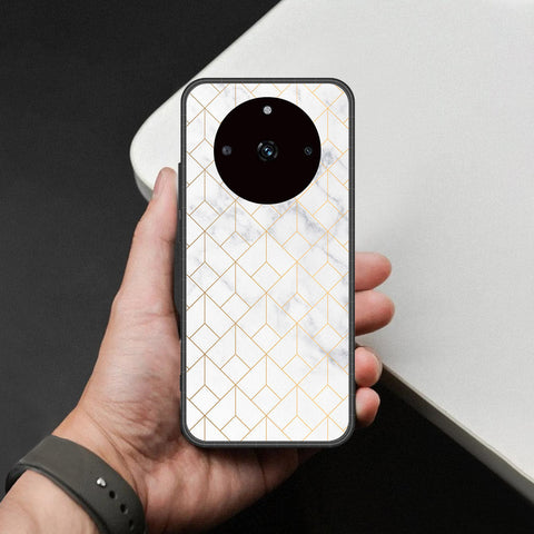 Honor X60 Cover - White Marble Series 2 - HQ Premium Shine Durable Shatterproof Case