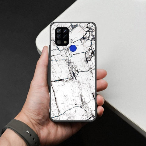 Tecno Pova LD7 Cover - White Marble Series 2 - HQ Premium Shine Durable Shatterproof Case