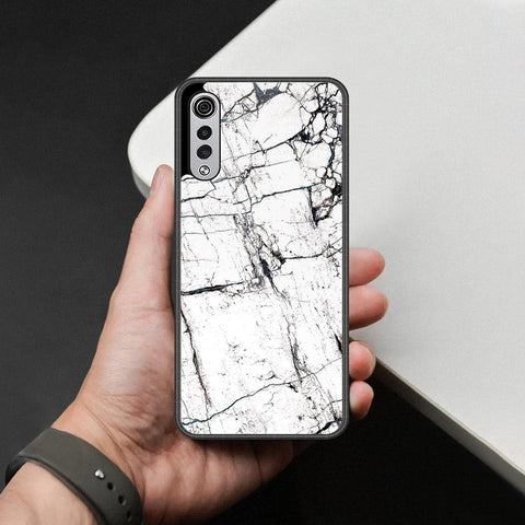 LG Velvet 5G Cover - White Marble Series 2 - HQ Premium Shine Durable Shatterproof Case