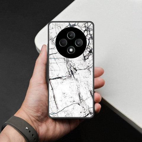 Oppo F27 Cover - White Marble Series 2 - HQ Premium Shine Durable Shatterproof Case