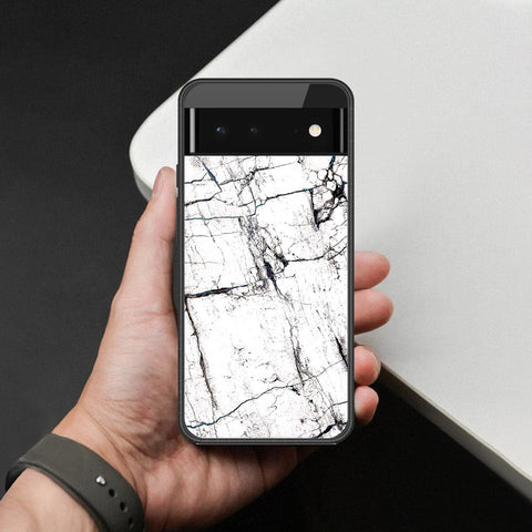 Google Pixel 6 Cover - White Marble Series 2 - HQ Premium Shine Durable Shatterproof Case