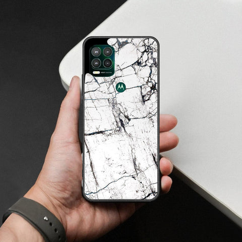 Motorola Moto G Stylus 5G Cover - White Marble Series 2 - HQ Premium Shine Durable Shatterproof Case