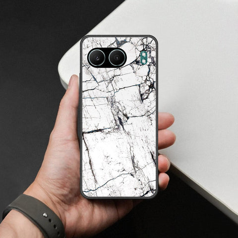 OnePlus Nord 4 Cover - White Marble Series 2 - HQ Premium Shine Durable Shatterproof Case