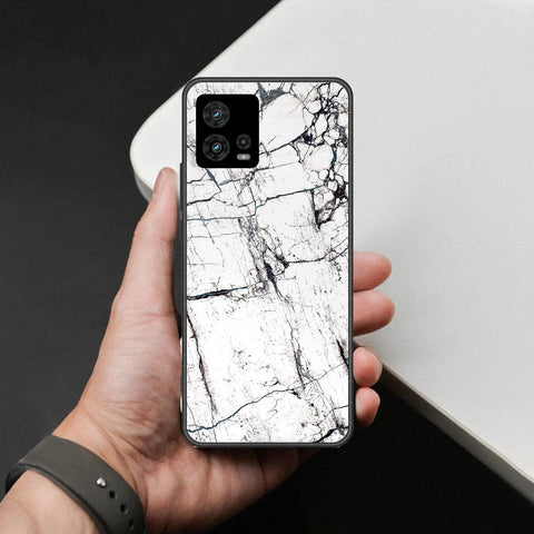 Motorola Moto G72 Cover - White Marble Series 2 - HQ Premium Shine Durable Shatterproof Case