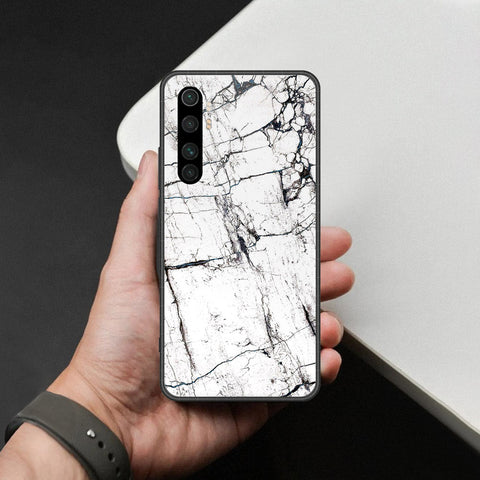 Xiaomi Mi Note 10 Lite Cover - White Marble Series 2 - HQ Premium Shine Durable Shatterproof Case