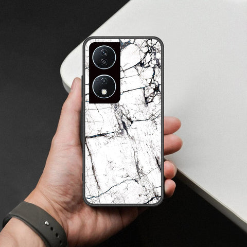 Honor Play 50 Plus Cover - White Marble Series 2 - HQ Premium Shine Durable Shatterproof Case
