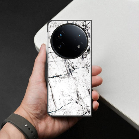 Oppo Find N5 Cover - White Marble Series 2 - HQ Premium Shine Durable Shatterproof Case