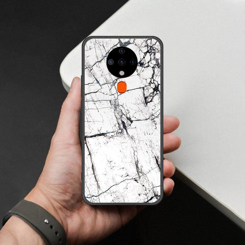 Tecno Spark 6 Cover - White Marble Series 2 - HQ Premium Shine Durable Shatterproof Case