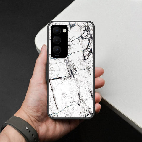 Tecno Camon 18 Premier Cover - White Marble Series 2 - HQ Premium Shine Durable Shatterproof Case