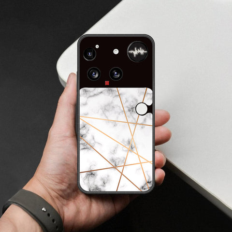 Nothing Phone 3 Cover - White Marble Series 2 - HQ Premium Shine Durable Shatterproof Case