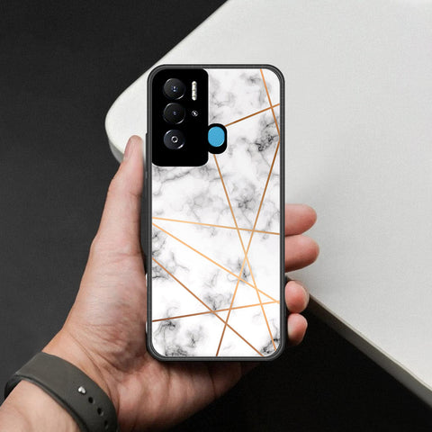 Tecno Pova Neo Cover - White Marble Series 2 - HQ Premium Shine Durable Shatterproof Case