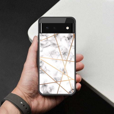 Google Pixel 6 Cover - White Marble Series 2 - HQ Premium Shine Durable Shatterproof Case