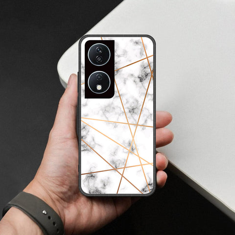 Honor Play 50 Plus Cover - White Marble Series 2 - HQ Premium Shine Durable Shatterproof Case