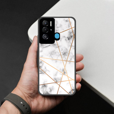 Tecno Pova Neo Cover - White Marble Series 2 - HQ Premium Shine Durable Shatterproof Case