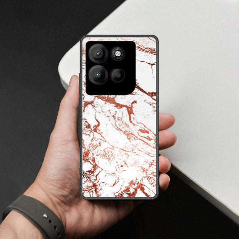 Motorola Moto G15 Cover - White Marble Series 2 - HQ Premium Shine Durable Shatterproof Case
