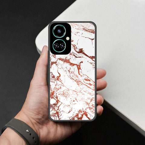 Tecno Camon 19 Pro Mondrian Cover - White Marble Series 2 - HQ Premium Shine Durable Shatterproof Case