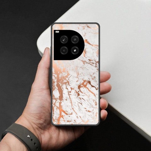 OnePlus Ace 2 Cover - White Marble Series 2 - HQ Premium Shine Durable Shatterproof Case