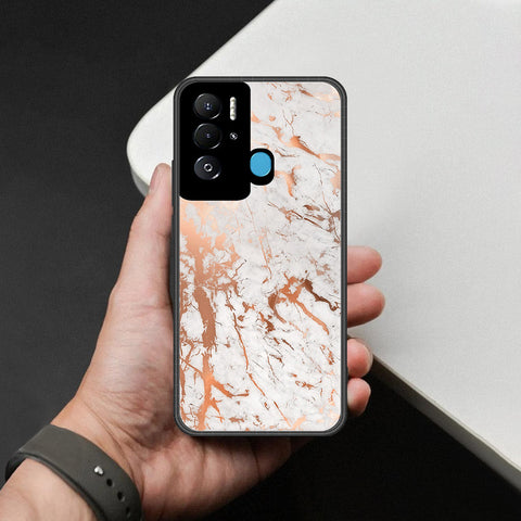 Tecno Pova Neo Cover - White Marble Series 2 - HQ Premium Shine Durable Shatterproof Case
