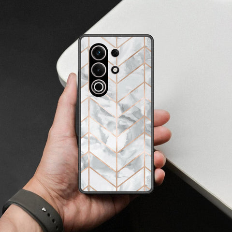 itel S25 Ultra Cover - White Marble Series 2 - HQ Premium Shine Durable Shatterproof Case