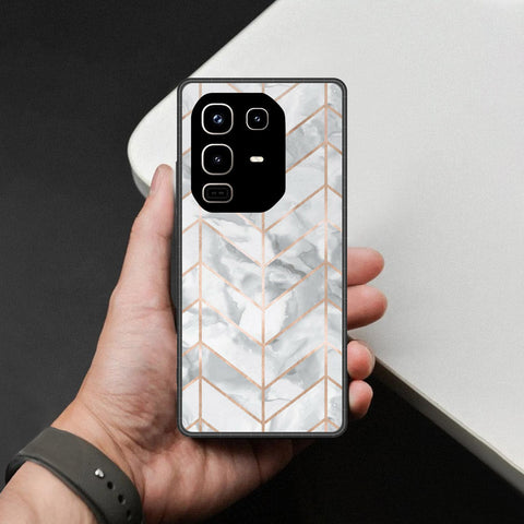 Infinix Note 50s Cover - White Marble Series 2 - HQ Premium Shine Durable Shatterproof Case