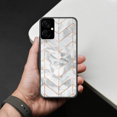 Tecno Camon 19 Neo Cover - White Marble Series 2 - HQ Premium Shine Durable Shatterproof Case