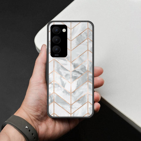 Tecno Camon 18 Premier Cover - White Marble Series 2 - HQ Premium Shine Durable Shatterproof Case