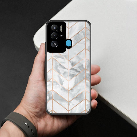 Tecno Pova Neo Cover - White Marble Series 2 - HQ Premium Shine Durable Shatterproof Case