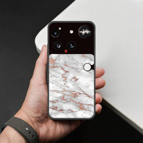 Nothing Phone 3 Cover - White Marble Series 2 - HQ Premium Shine Durable Shatterproof Case