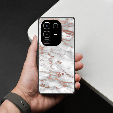 Infinix Note 50s Cover - White Marble Series 2 - HQ Premium Shine Durable Shatterproof Case