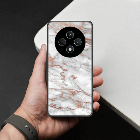 Oppo F27 Cover - White Marble Series 2 - HQ Premium Shine Durable Shatterproof Case