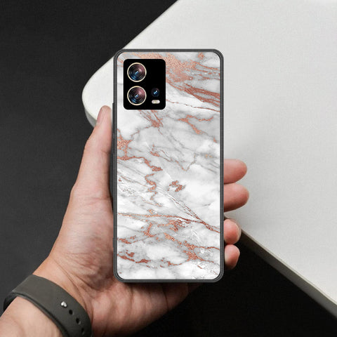 Motorola Moto S30 Pro Cover - White Marble Series 2 - HQ Premium Shine Durable Shatterproof Case