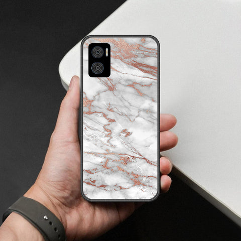 Motorola Moto E22i Cover - White Marble Series 2 - HQ Premium Shine Durable Shatterproof Case