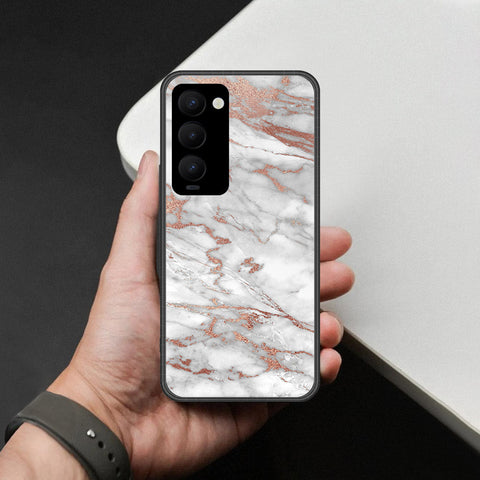 Tecno Camon 18 Premier Cover - White Marble Series 2 - HQ Premium Shine Durable Shatterproof Case