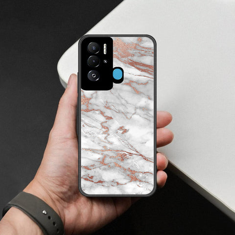 Tecno Pova Neo Cover - White Marble Series 2 - HQ Premium Shine Durable Shatterproof Case